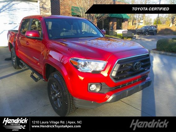 Used 2022 Toyota Tacoma SR5 with VIN 3TYAX5GN8NT053455 for sale in Apex, NC