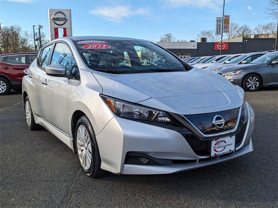 Certified 2022 Nissan LEAF S with VIN 1N4AZ1BV8NC553595 for sale in Plainfield, NJ