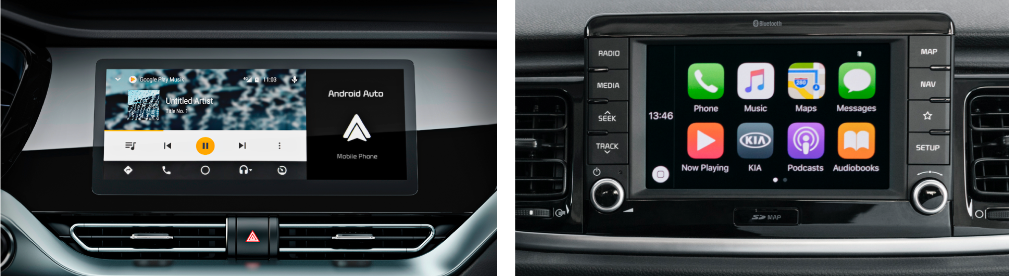 Which Kia Models Include Android Auto and Apple CarPlay?