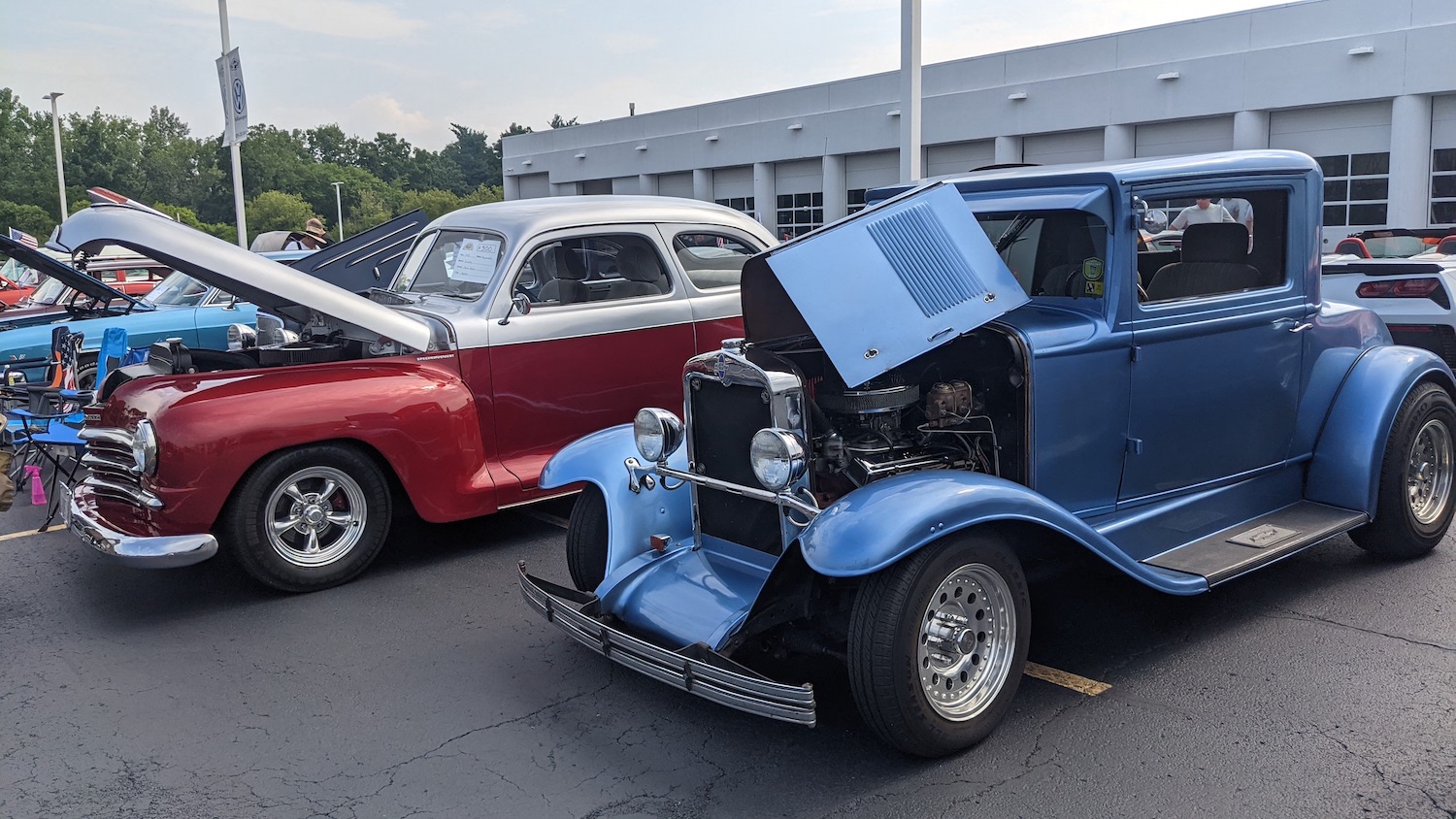 1930s Ford Model A in blue